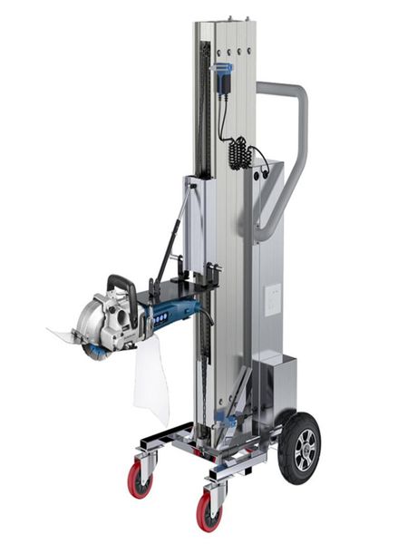 

power tool sets 3.6m automatic lifting type shelf slotting machine dust-water electricity installation artifact concrete cutting