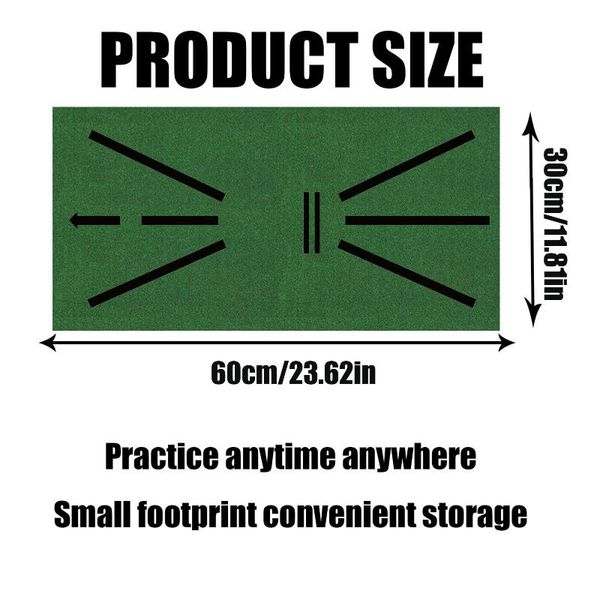 

golf training aids mat for swing detection batting indoor office game practice aid gift home outdoor pad