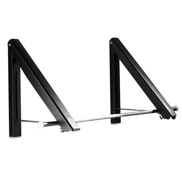 

laundry bags drying rack clothes hanger retractable wall mounted balcony home indoor folding adjustable multifunction punch tool