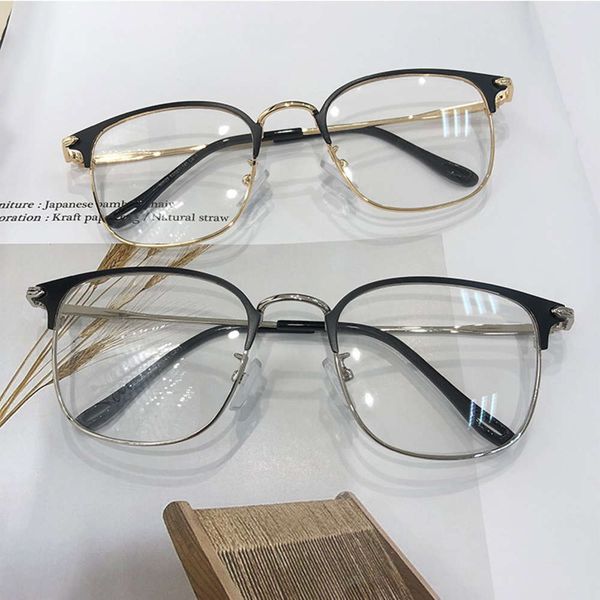 

half frame blue new light proof goggles for men in