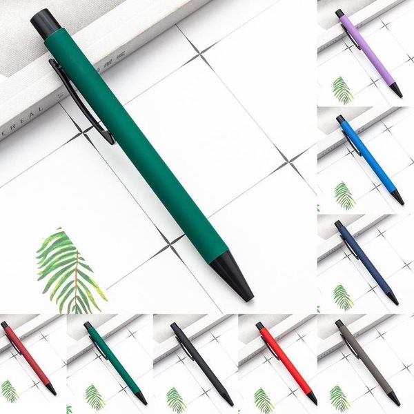 

ballpoint pens pen gift gel luxury stationery beautifully metal 1.0mm drop embossed l8n2, Blue;orange
