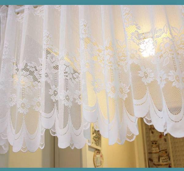 

1pc white modern curtains for living room bedroom window treatment drapes solid finished blackout curtain &
