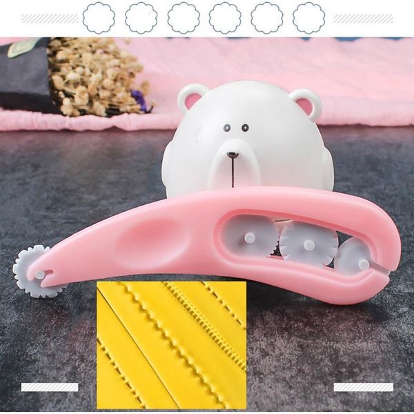 

baking & pastry tools 4 wheels fondant embosser cutter icing diy knife sugarcraft paste mold stitching cake decoration