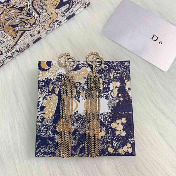

fine tassel earrings female ear line exclusive jewelry sale, Golden;silver