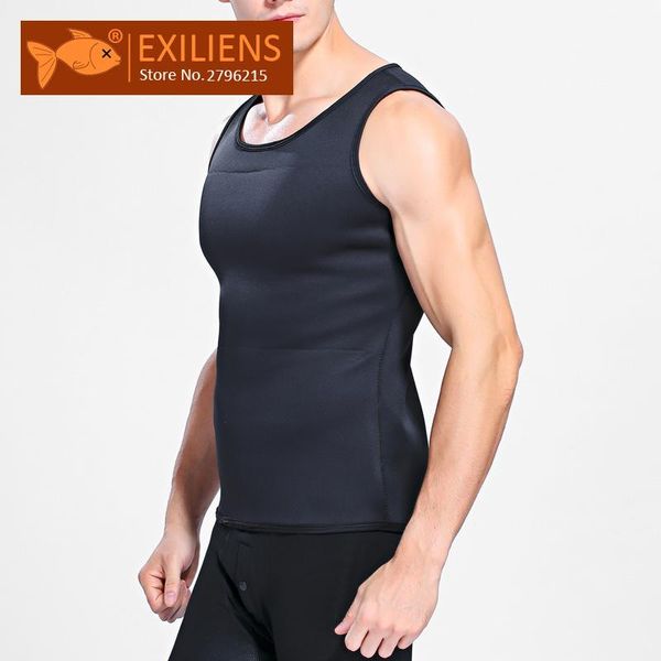 

men's body shapers [exiliens] man shaper brand underwear men bodysuit shapewear for fitness jumpsuit neoprene rubber faja reductora hom, Black;brown