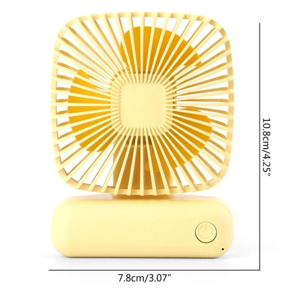 

electric fans portable mini deskfan simple handheld air cooling tool usb 3 speeds for home