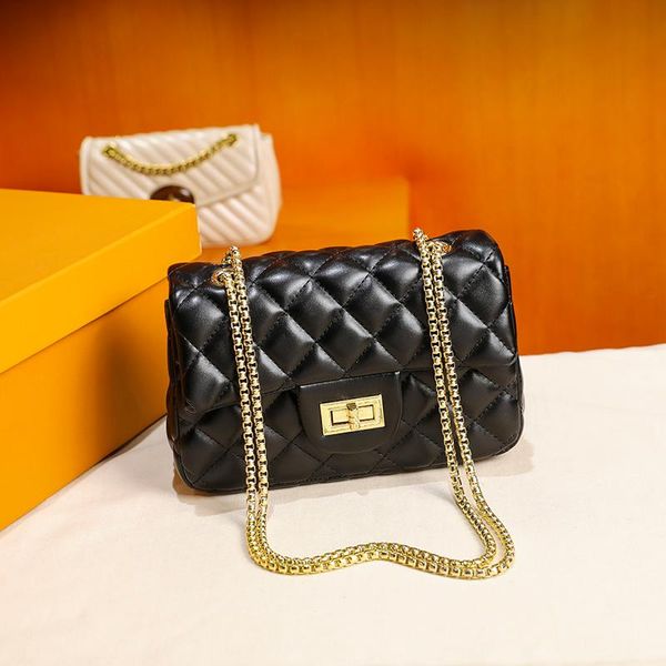 

evening bags good quality shoulder for women diamond lattice side bag crossbody messenger lady chain 2021 fancy party girls