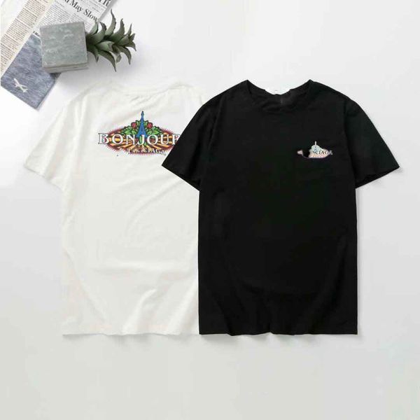 

new pp mens designer t shirt luxury paris fashion tshirts summer punk rhinestone skull t-shirt male 100% cotton hip hop, White;black