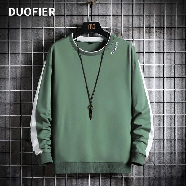 

men's hoodies & sweatshirts mens crewneck harajuku casual autumn spring streetwear hip hop hoodie men clothing embroidery patchwork, Black