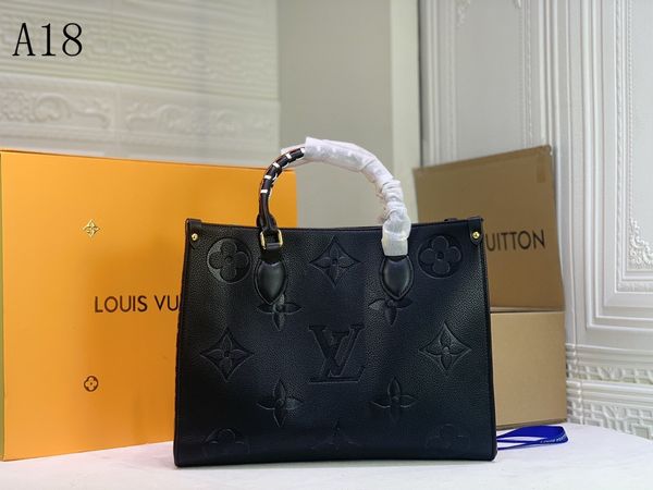 

2021women genuine leather designer onthego handbags tote twist handbag messenger shopping bag shoulder pockets totes cosmetic bag