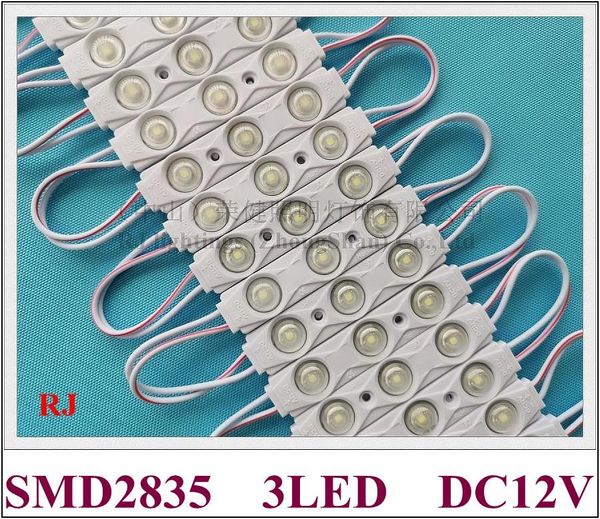 

injection led module light waterproof smd 2835 dc12v 3 1.5w 150lm ip65 70mm(l)*15mm(w)*8mm(h) modules