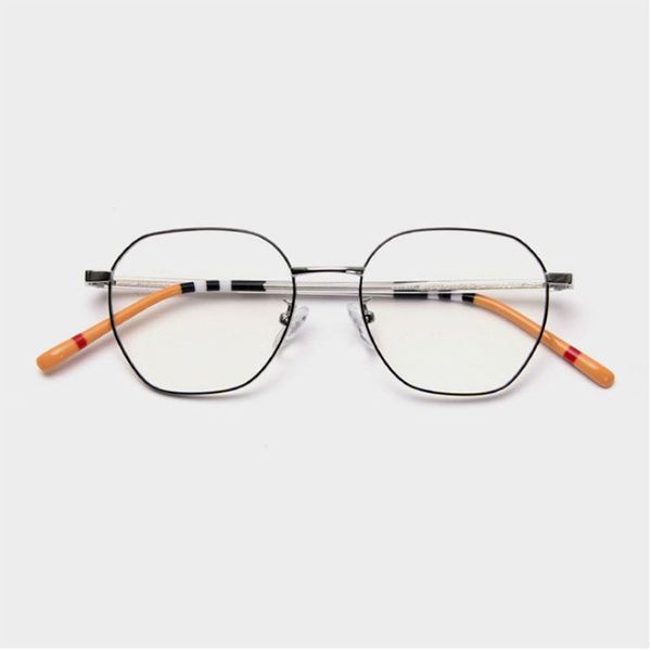 

fashion sunglasses frames metal acetate anti-blue light glasses striped men women optical computer 50369, Black