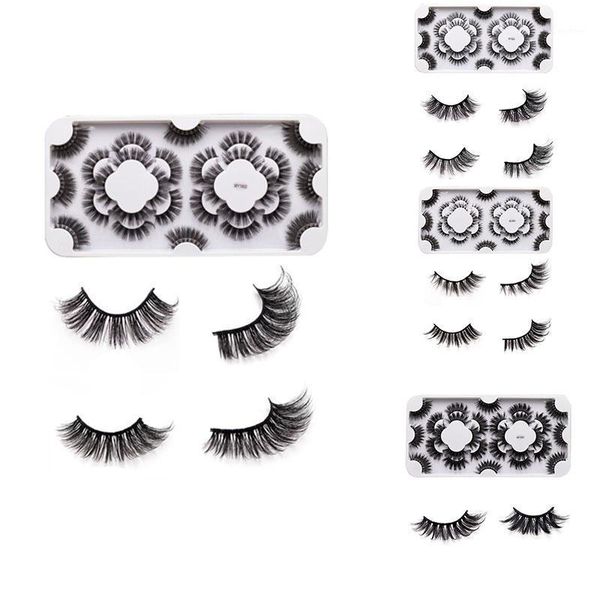

wholesale eyelashes 3d mink lashes natural false makeup lashes1