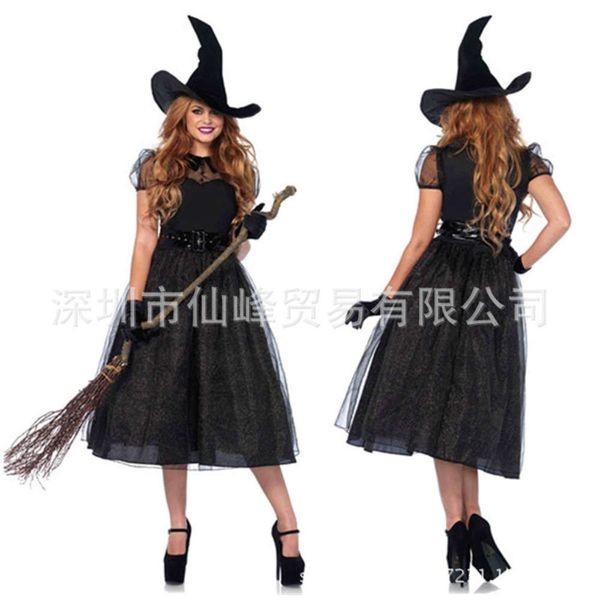 

new game uniform role playing ox horn dark vampire bat stage costume, Black;gray