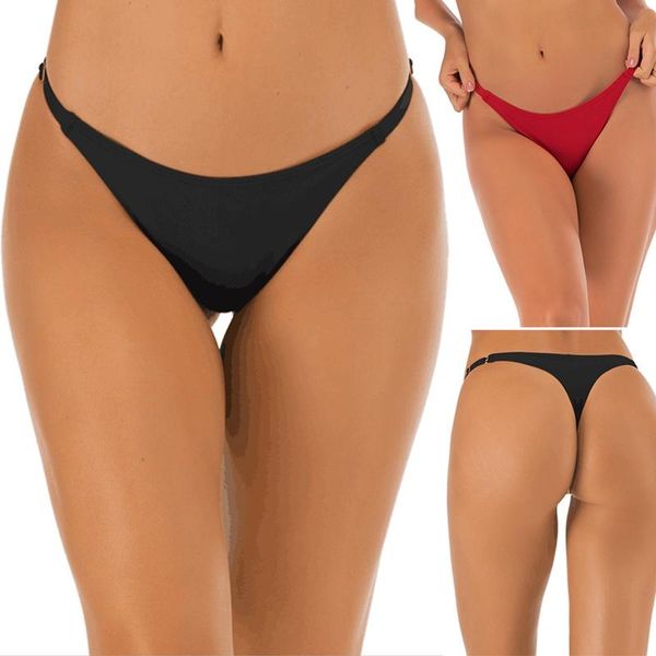 

two-piece suits women's briefs solid color swimming trunks thong