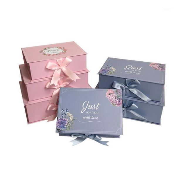 Geschenk Wrap 3pcs / satz 2022 Design Hochzeitsparty Packing Box, Ostern Dekoration Flolosrit Flower Box Valentinstag Favors für Gusests