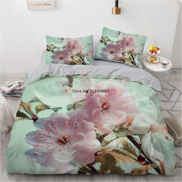 

bedding sets flower design printed 3d black duvet quilt cover set comforter bed linen pillowcase king  173x230cm