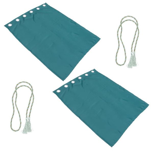 

curtain & drapes 2pcs bedroom blackout curtains grommet thermal insulated room darkening