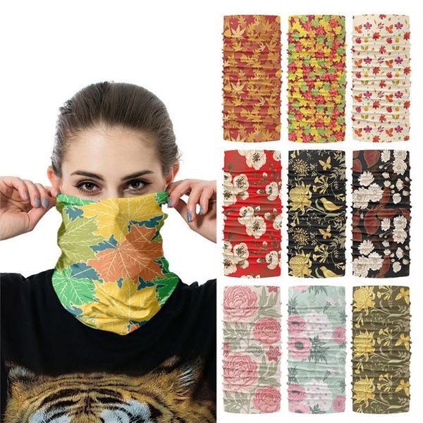 

scarves 3d printing flower series outdoor cycling bike scarf face neck dustproof turban ladies headwear cover bandana halloween, Blue;gray