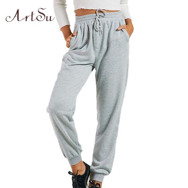 

women's pants & capris women pencil cotton bow fashion casual female autumn winter streetwear woman trousers aspa40137, Black;white