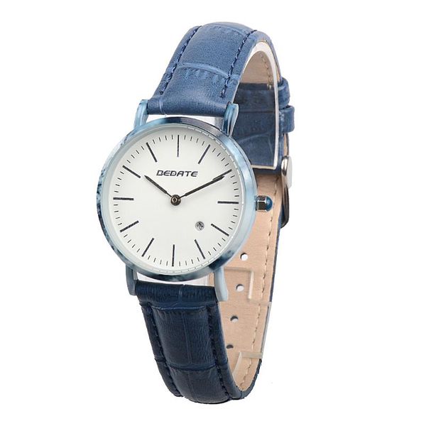 

wristwatches bedate ceramic case leather strap quartz time women wristwatch water resistant lover's relogio feminino dropship supplier, Slivery;brown
