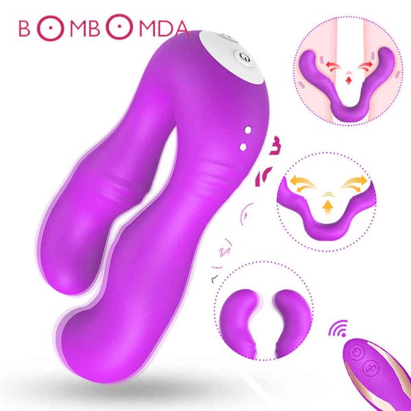 NXY sexo vibradores duplos para mulheres lésbicas 9 velocidade gspot estimulador vibração vibração ovos produto adulto brinquedos anal homens 1201