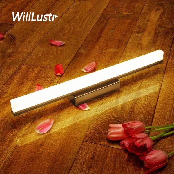 

wall lamp led acrylic cuboid mirror light el restaurant bar bathroom cloakroom dressing room stainless steel aluminum sconce
