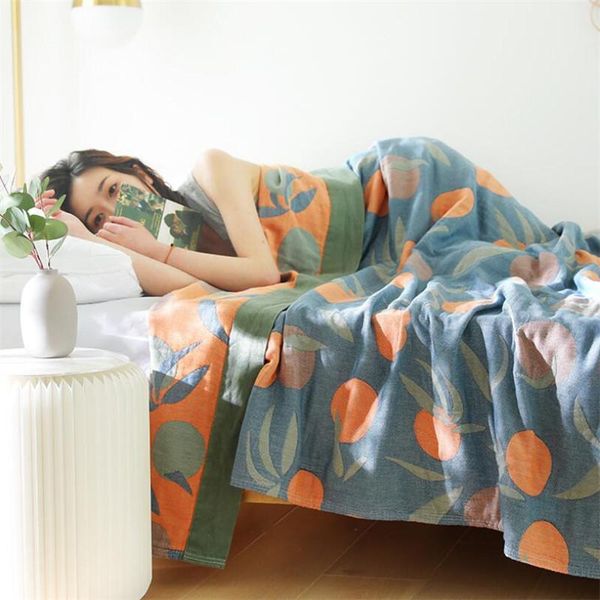 

muslin cotton blanket bed sofa travel breathable large soft throw summer for 150cmx200cm 200cmx230cm blankets