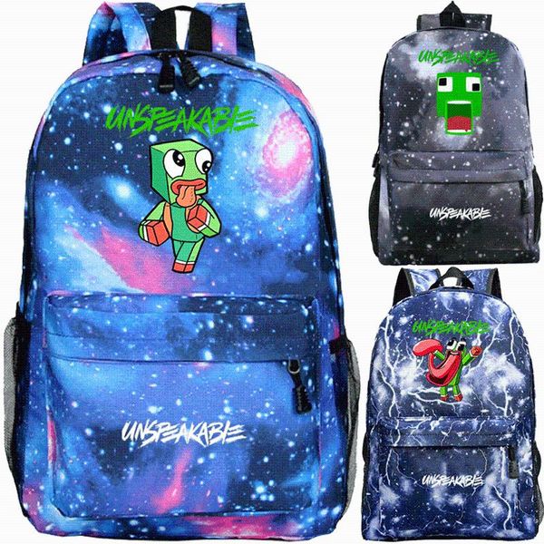 

backpack unspeakable boys girls travel daily bookbags student back to school bag teenager kids rucksack