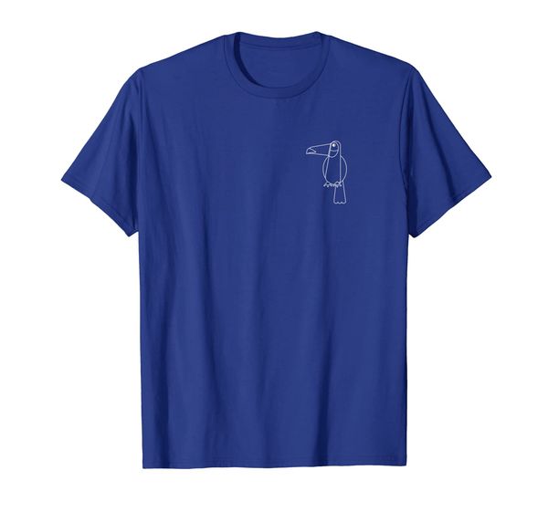 

Toucan Icon Minimalist Graphic Tee Shirt, Mainly pictures