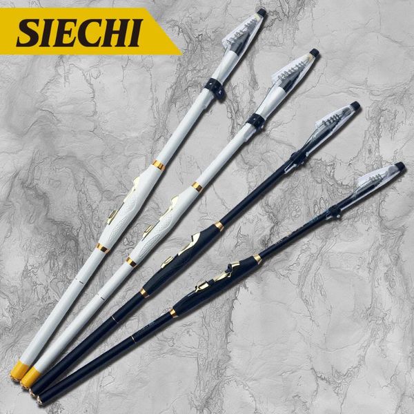 

hard 2.7m 3.6m 4.5m 5.4m 3.0m 6.3m spinning fishing rod power rock carp feeder black/white boat rods