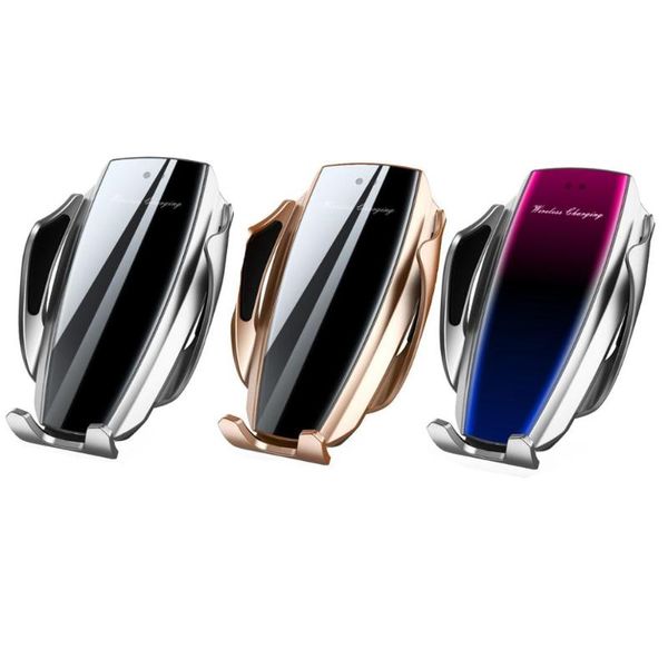 

cell phone mounts & holders x5 10w ir automatic car holder qi wireless charger for in the fast charging mount stand