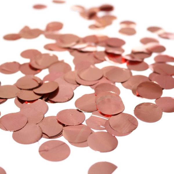 

party decoration 1.5cm 20g/bag wedding throw confetti rose gold round dots supplies engagement birthday decor