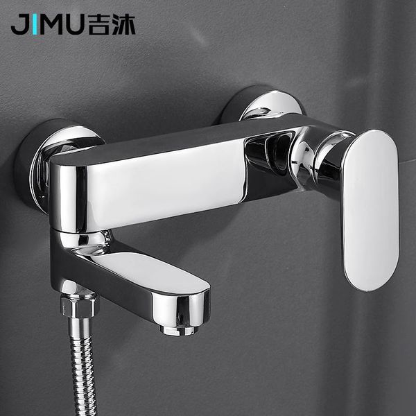 

mixing valve shower faucets single handle surface water heater faucet wall-mounted torneira banheiro mixer di50ly bathroom sets