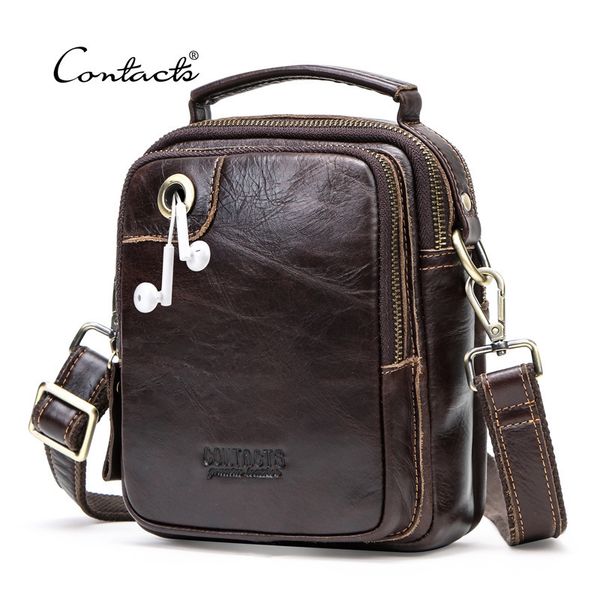 

black angel fashion leisure mini messenger cowhide mobile phone shoulder bag