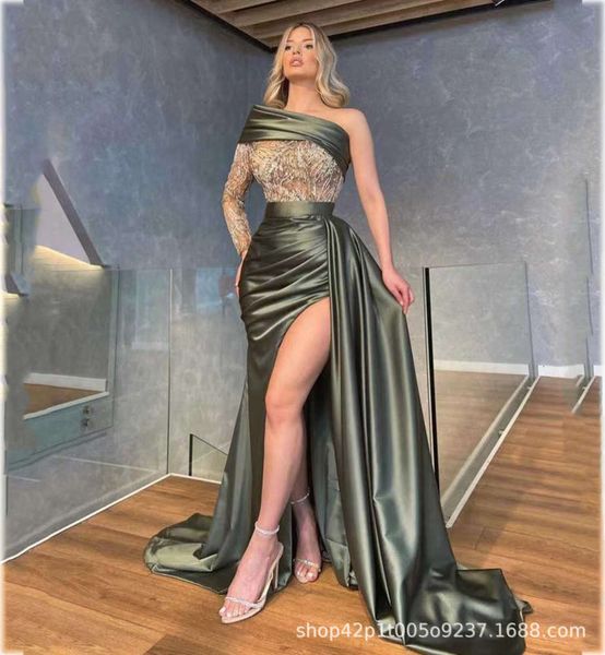 

fashion lace evening dress, White;black