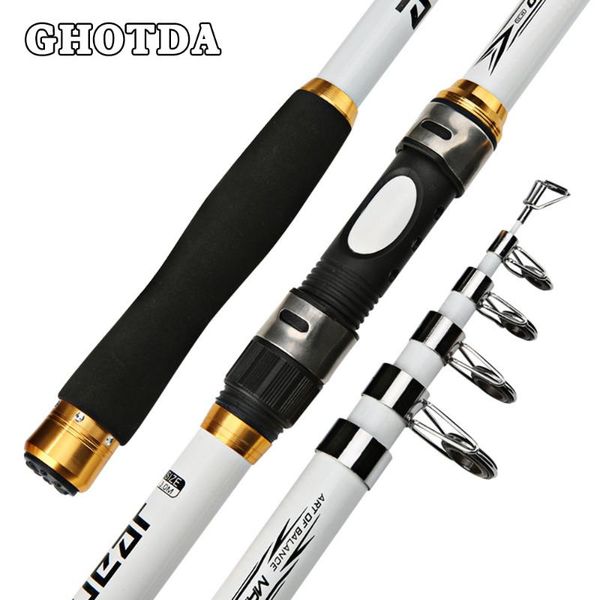 

boat fishing rods gda 2.1m -3.6m carp rod feeder hard frp carbon fiber pole