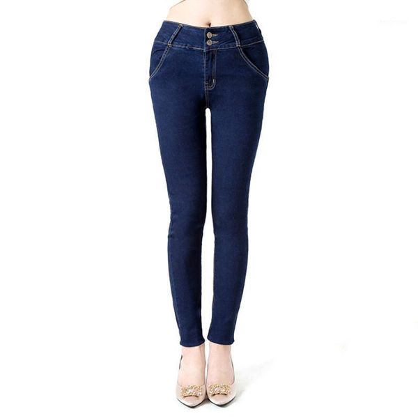 

women's jeans for women black high waist with large size, Blue