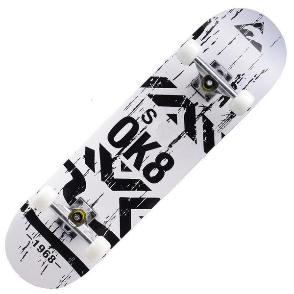 

double rocker skateboard teenagers scooter road four-wheeled boys girls drift state board complete skateboarding