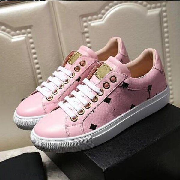 

fashion women and men casual leather sneakers students running shoes tss528, Red;white