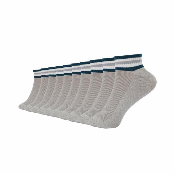 

men's socks 10pairs men short breathable spring autumn ankle korea style fashion casual comfortable cotton athletic sports, Black