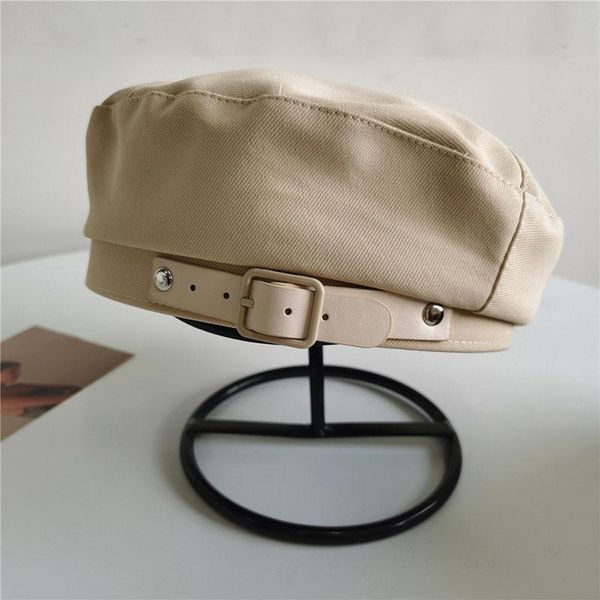 

berets autumn winter women's caps beret hat for vintage kawaii fedoras beanies flat cap wedding british style harajuku artists french, Blue;gray