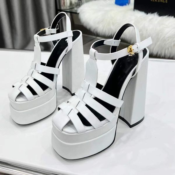 

sandals designer womens heels 100% leather sole red bottoms high heels 13cm black decoration banquet weave women shoes wedding formal slippe