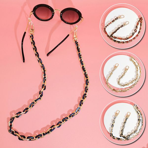 Acryl Sonnenbrille Kette Frauen Mädchen Hängen Ketten Halter Lanyard Gläser Schnur Neck Strap Seil Tasche Strap Zubehör Geschenk