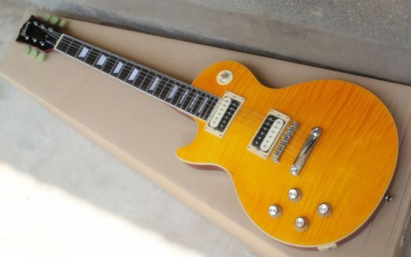 

electric guitar left - handed left - handed signature yellow before red