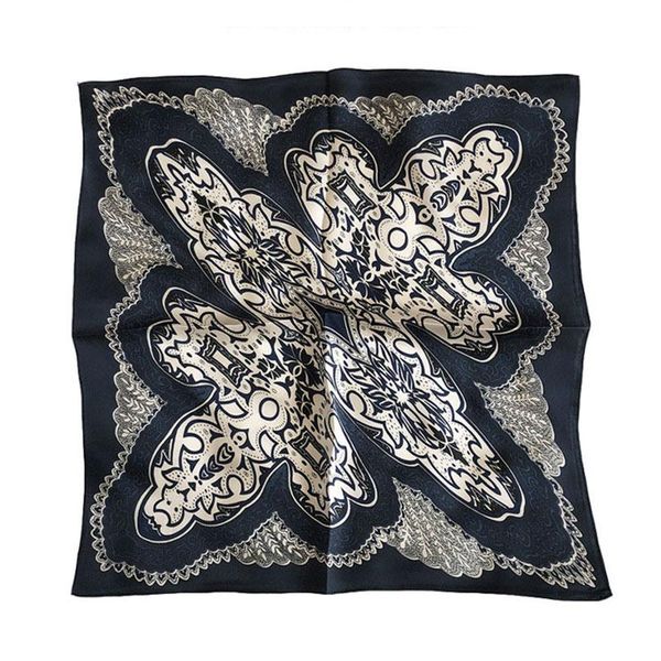 

scarves 100% real silk scarf women shawls wraps for ladies neckerchief foulard spring 2021 pashmina female shawl hijab bandana, Blue;gray
