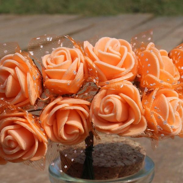

pack simulation artificial rose flowers diy bouquets wreath decoration for home wedding pr sale decorative & wreaths