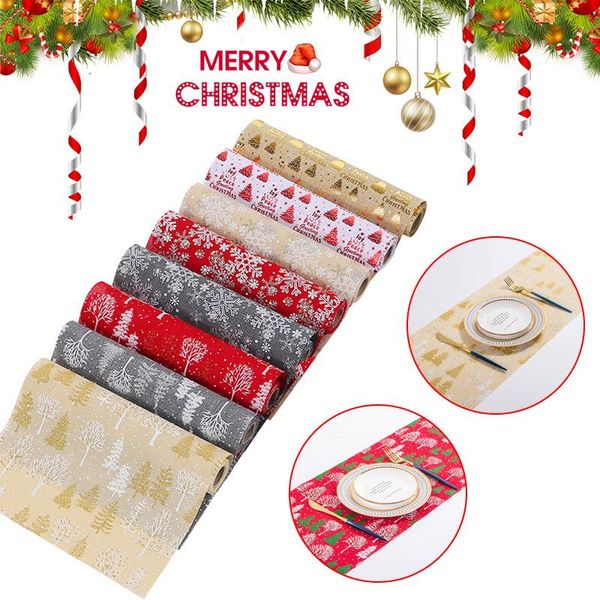 

table cloth christmas flag xmas runner tablecloth dining place mat home decor