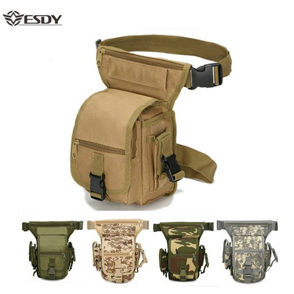 Taktische Beinbeutel Outdoor Sport Ride Zubehör Gürtel Armee Jagd Wasserdicht Oberschenkel Molle Beinbeutel Wandern Radfahren Taschen