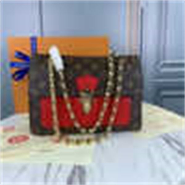 

all-match handbags totes m41731 new style brand lock chain bag female bag designer iconic handles shoulder bags luxury ale cross body ba